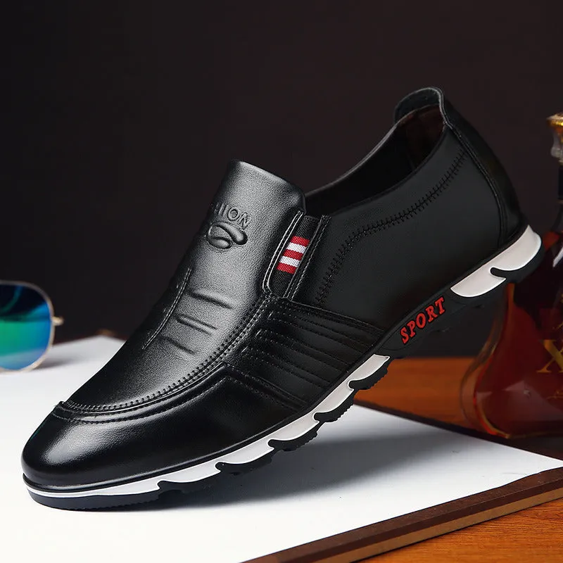 Brand Designer Shoes Mens Loafers Spring Fashion Slip on Leather Shoes