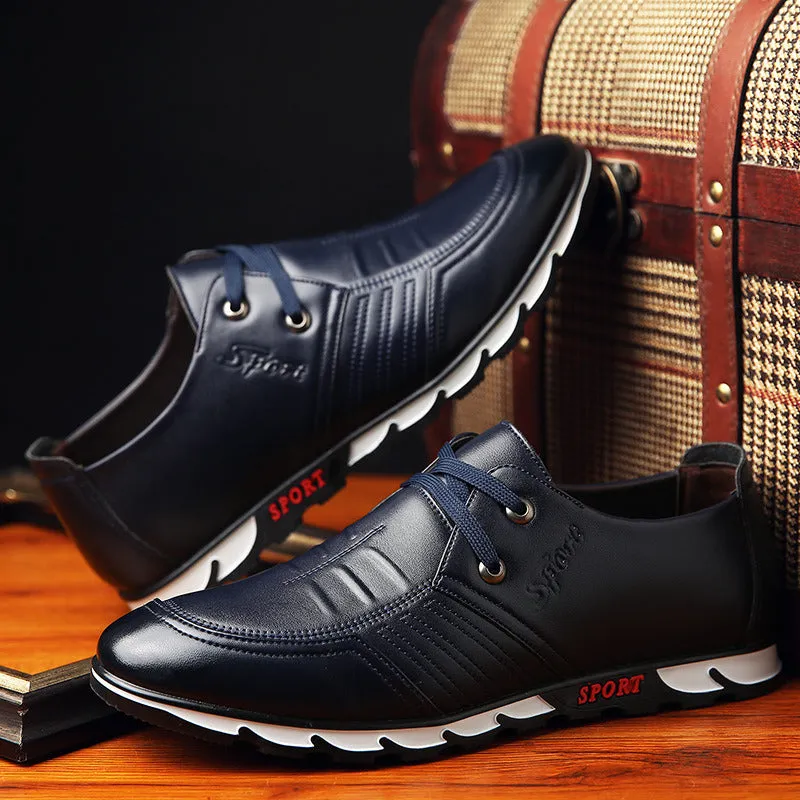 Brand Designer Shoes Mens Loafers Spring Fashion Slip on Leather Shoes
