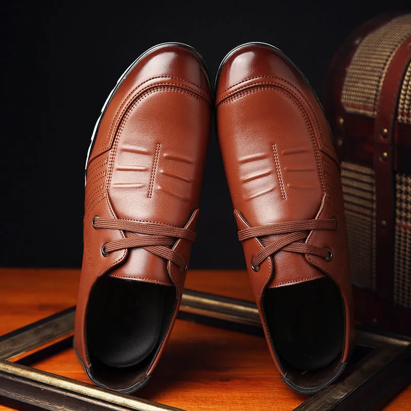 Brand Designer Shoes Mens Loafers Spring Fashion Slip on Leather Shoes