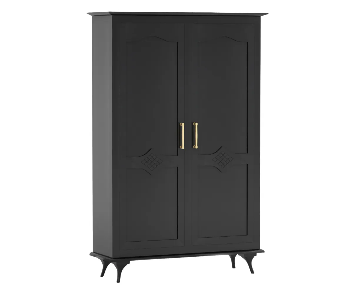 Ecluvin White 2 Door Wardrobe
