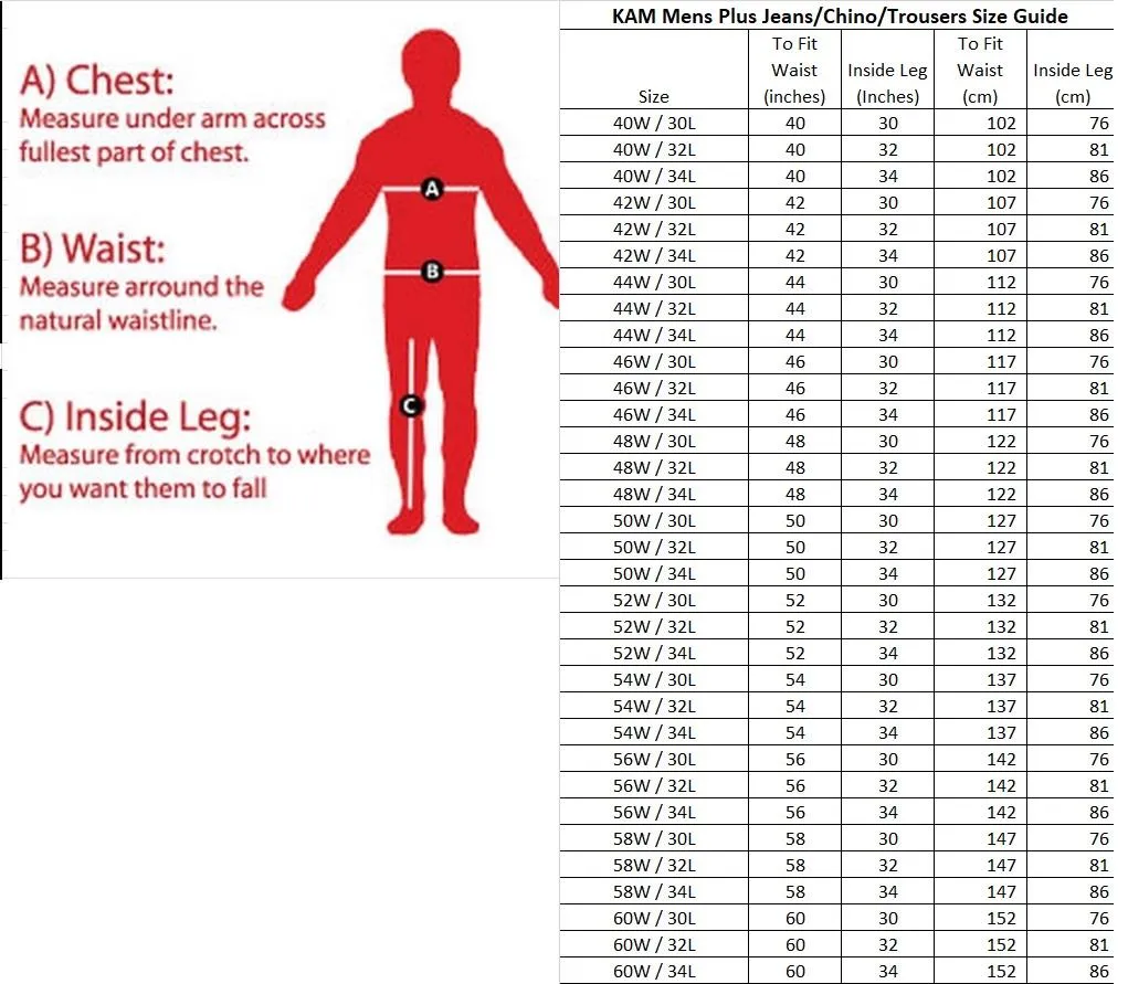 Mens Big Size Flexi Waist Chino Pants (234)