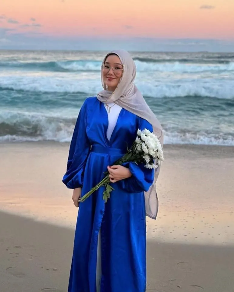 Noor Abaya - Royal Blue