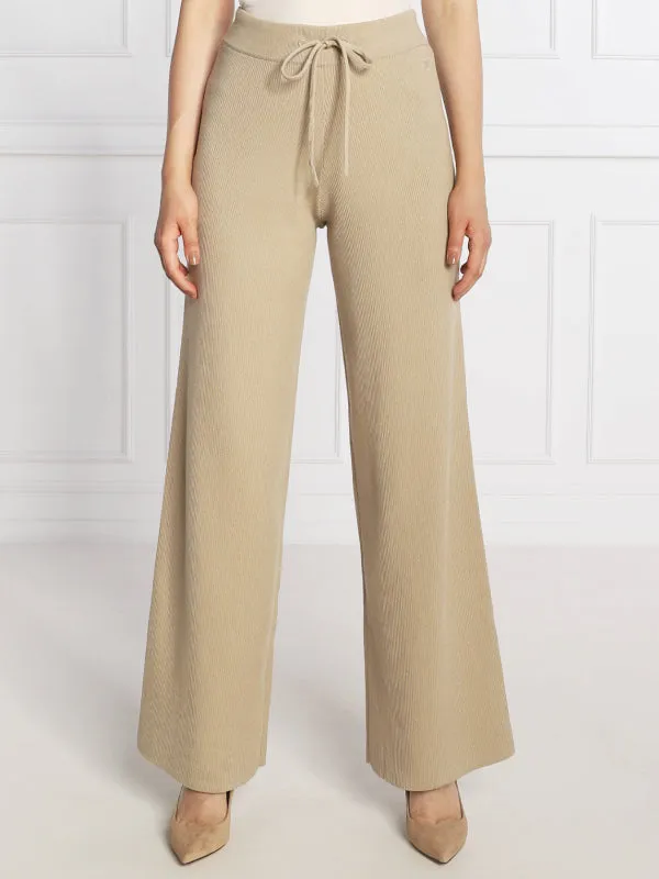 Soft Rib Wide Leg Pant