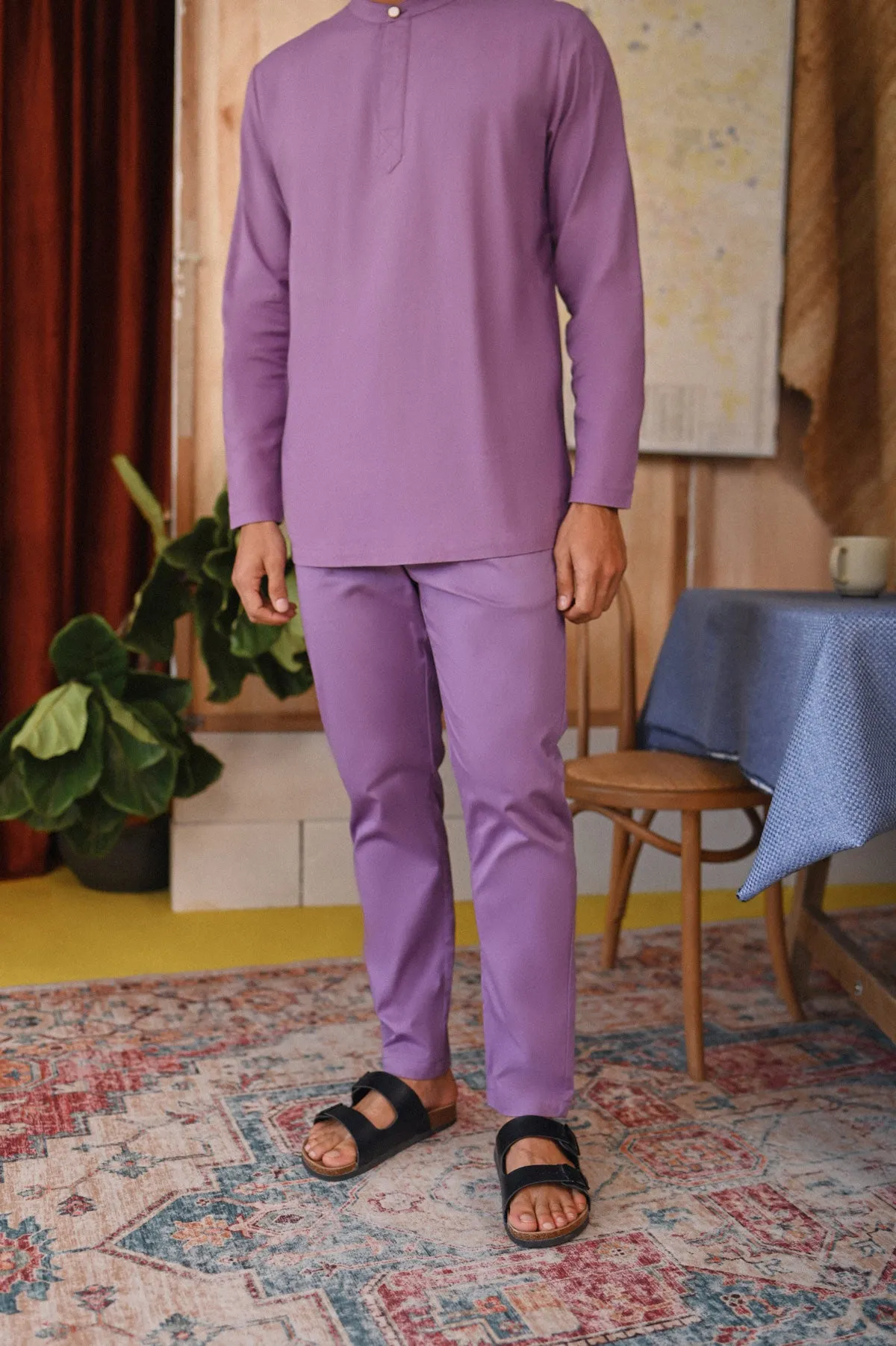 The Perfect Men Slim Fit Pants - Purple