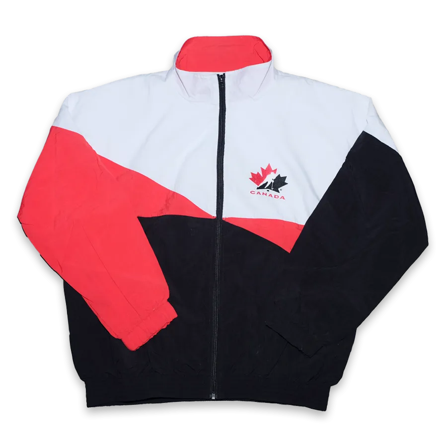 Vintage Canada Ice Hockey Track Jacket Large / XLarge