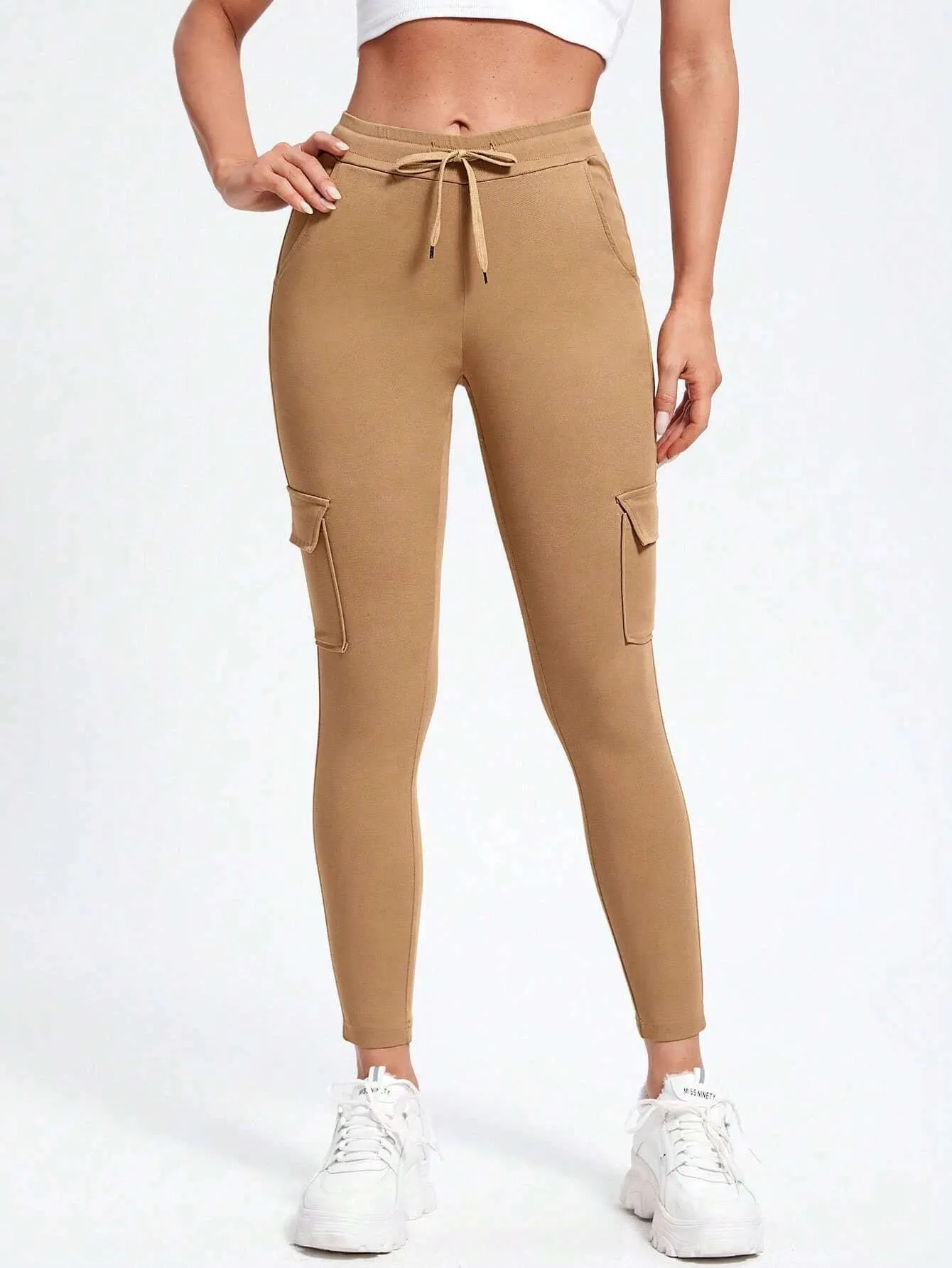Waist Knot Front Jeans